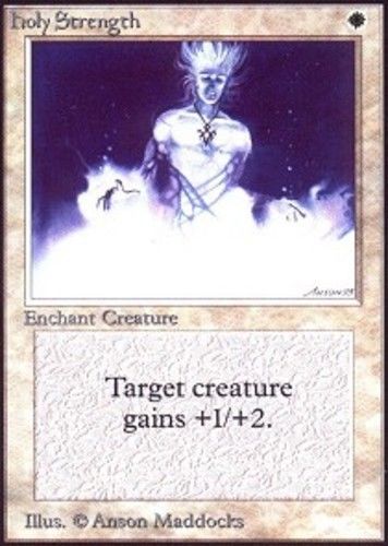 Holy strength x1 (beta) mtg (nm) *ccghouse* magic