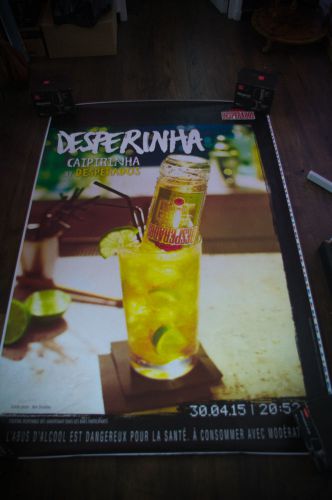 Desperados 20h52 b giant 4x6 ft d/s french beer original advertising poster 2016