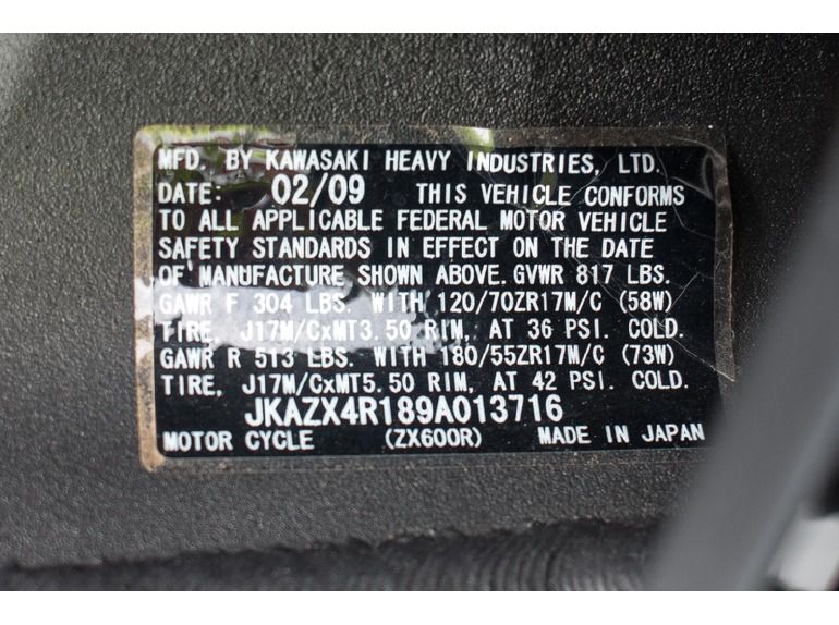 2009 Kawasaki Ninja ZX-6R , $6,999, image 18