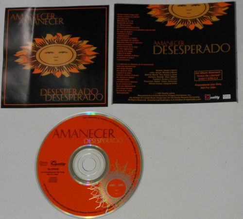 Amanecer - Desperado - 1997 Promo CD Single