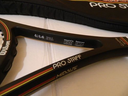 Wilson Pro Staff Midsize racquet 85 St. Vincent L4/L 4 1/2 code HNQ, US $30762, image 4