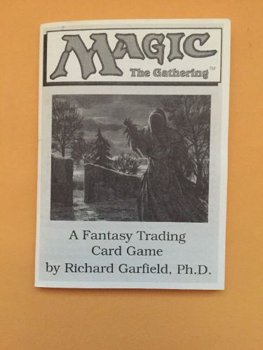 Vintage Magic | MTG 1993 Beta/Unlimited Rule book | MINT Condition
