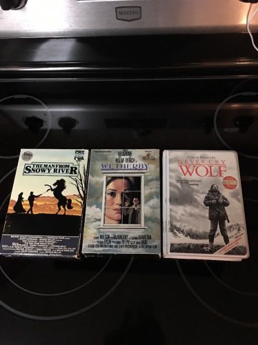 Lot Of 3 Beta max Betamax Movie Tapes Untested