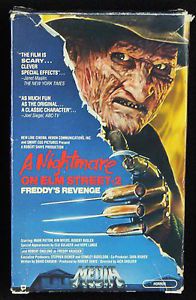 NIGHTMARE ON ELM STREET 2 II BETA VIDEOTAPE MOVIE VIDEO TAPE BETAMAX