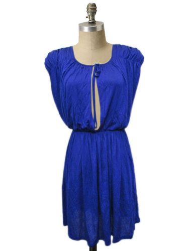 Twelfth Street by Cynthia Vincent Royal Blue Sweater Dress M / L