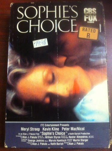 SOPHIES CHOICE Beta Meryl Streep Original Release on Video 1983