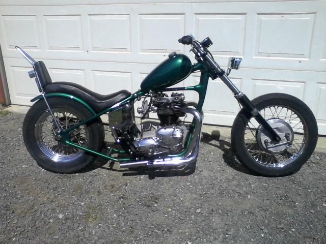 1968 Triumph Trophy 650 bobber chopper custom TR6C