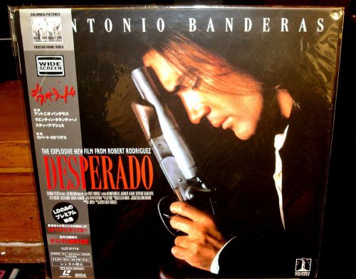 ANTONIO BANDERAS &#034;Desperado&#034; Japanese Widescreen Edition LD with Obi