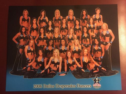 2006 Dallas Desperados Dancers Team Squad Picture Photo Cheerleaders