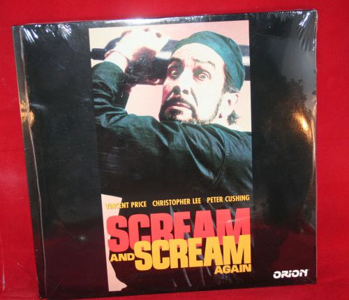 Laserdisc (q)  *  scream and scream again *  vincent price peter cushing  new