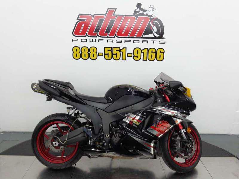 2008 kawasaki ninja zx-6r  sportbike 