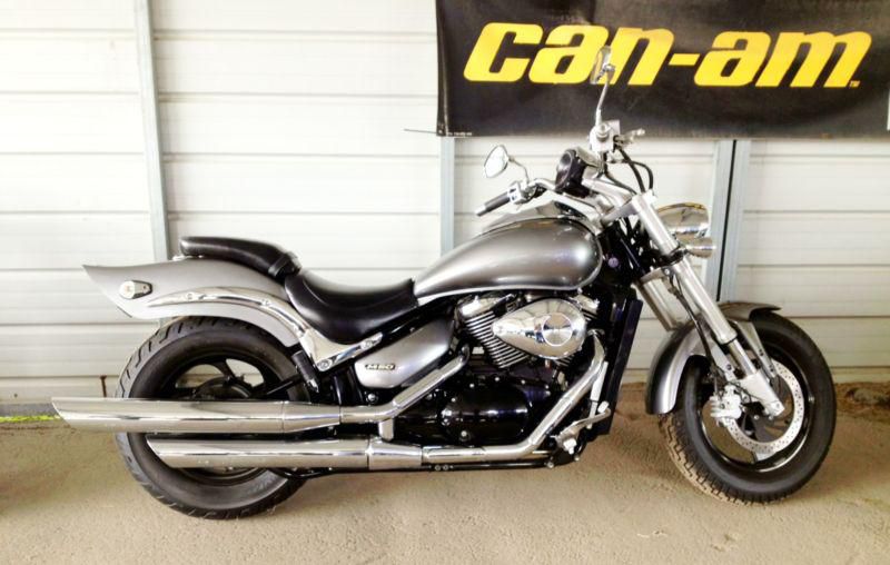 Like new suzuki blvd m-50-super clean, low miles, custom exhaust, lights and tac