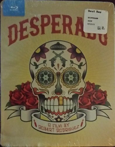 Desperado (Blu-ray, 1985) ROBERT RODRIGUEZ Collectible Metal STEELCASE  New!, US $14.99, image 1