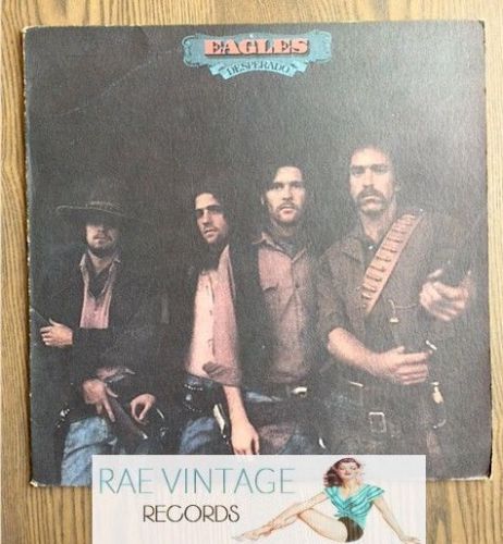 RAE VINTAGE RECORDS - EAGLES Desperado 1973 33 Vinyl (Asylum) SD 5068, US $14.95, image 2