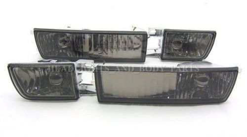 VW GOLF MK3 VENTO Turn Signals Side Lamps Fog Lights Left Right Pair Smoked Set