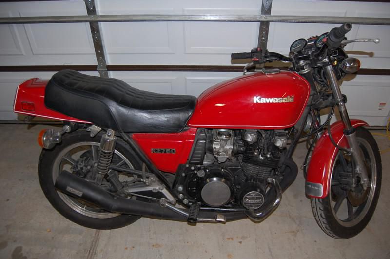 1982 kawasaki kz750 motorcycle