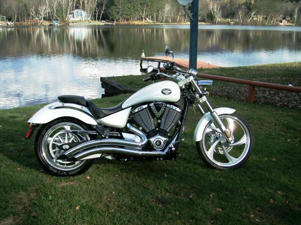 2009 Victory Vegas motorcycle with 1,900 miles