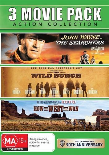 How the west was won / the searchers / the wild bunch new r4 dvd