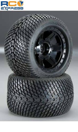 Pro-line 3.8 road rage m2 tires 17mm hex desperado wheels 1/2 offset pro1177-11