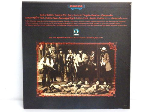 EAGLES DESPERADO LP Japanese Pressing Vinyl WARNER-PIONEER P-6557Y + OBI, US $40.00, image 5