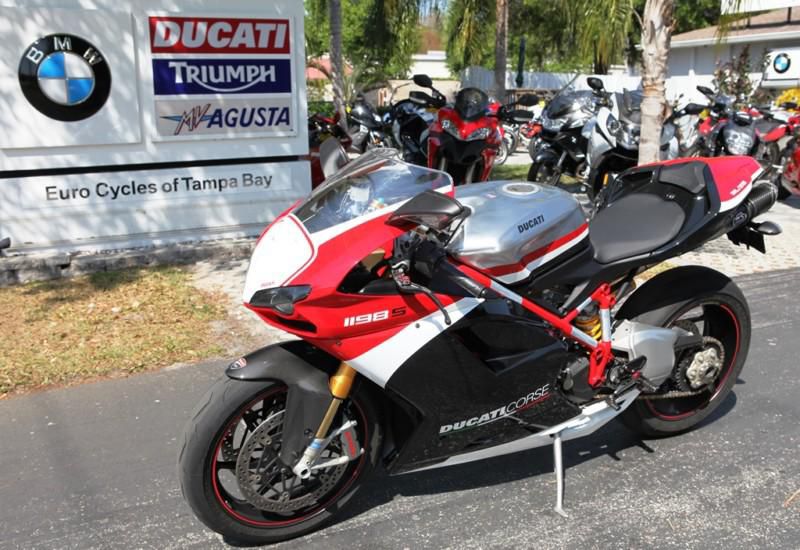 USED 2010 Ducati 1198 S Corse Red Black White Ohlins Suspension NO RESERVE