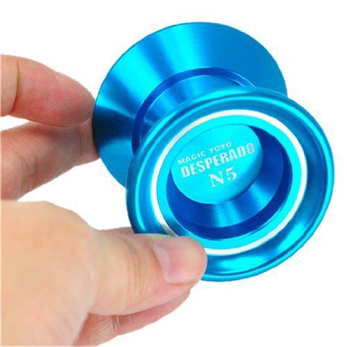 Magic YoYo N5 Desperado Alloy Aluminum Professional Blue Yo-Yo Toys yoyo Toy, US $17.04, image 3