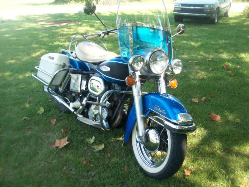 1968 Harley Davidson FLH Electra Glide In Blue Original Paint Low Miles