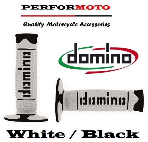Domino Full Diamond Grips White / Black Husaberg FC600 4