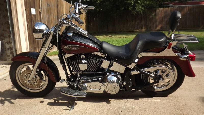 2003 harley davidson fat boy 100 year anniversary low miles lots of extras