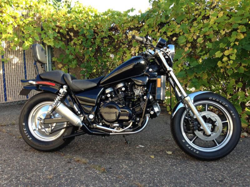 1986 honda vf700c magna v42 blacked out hd killer custom street racer