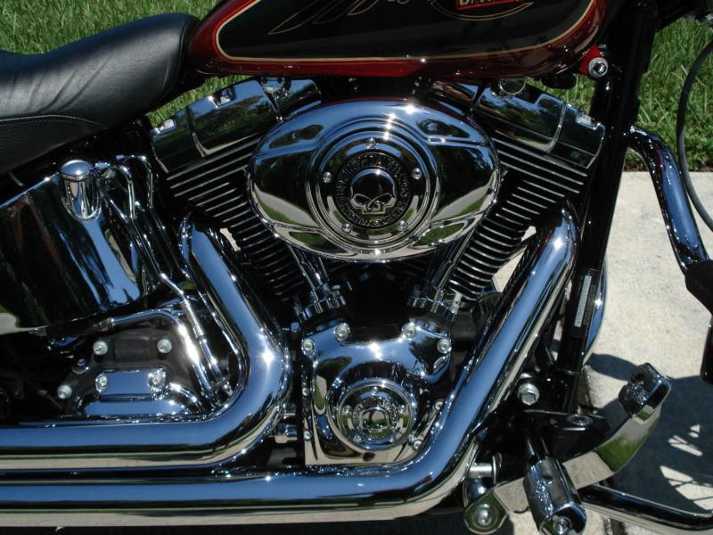 2007 Harley Davidson Softail Custom FXSTC Only 2k Miles Flawless Bike 2 Tone, US $11,999.00, image 7