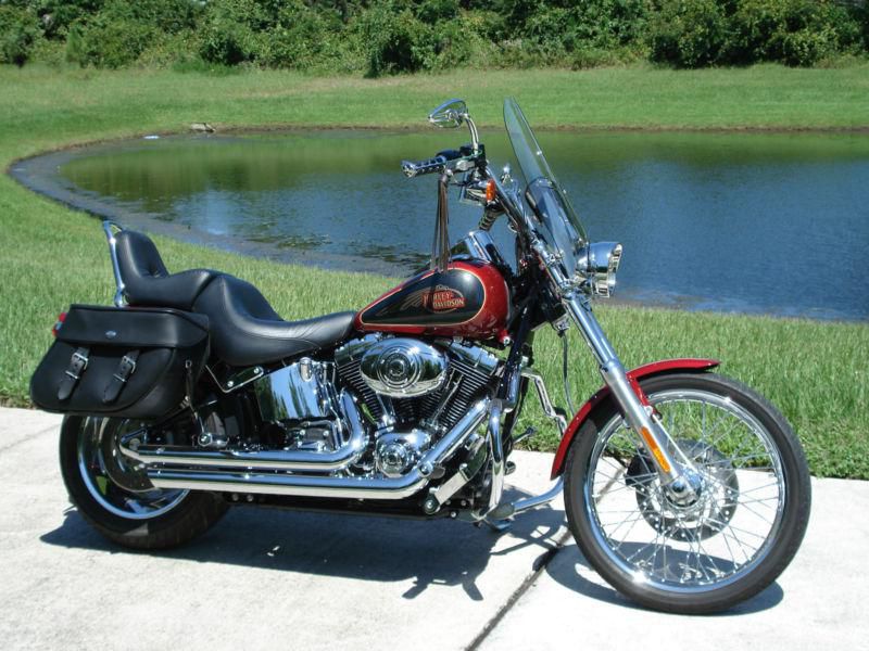 2007 Harley Davidson Softail Custom FXSTC Only 2k Miles Flawless Bike 2 Tone, US $11,999.00, image 22