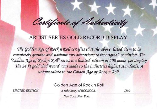 Eagles - 24k Gold LP Record Display Etched Lyrics - Desperado - USA Ships Free, US $159.95, image 6