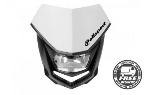 White MX Supermoto Enduro Headlight fits Husaberg FE570 09-11
