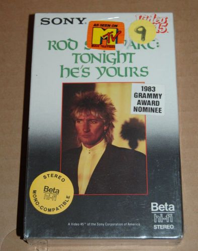 Rod Stewart Tonight He&#039;s Yours - RARE BETA Cassette Sealed
