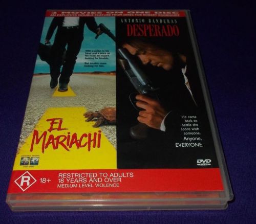 EL MARIACHI / DESPERADO DVD REGION 4 VGC ROBERT RODRIGUEZ, AU $5.99, image 2