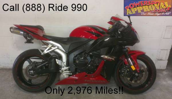 2008 Used Honda CBR600RR Crotch Rocket for sale with only 2,976 miles - U1522