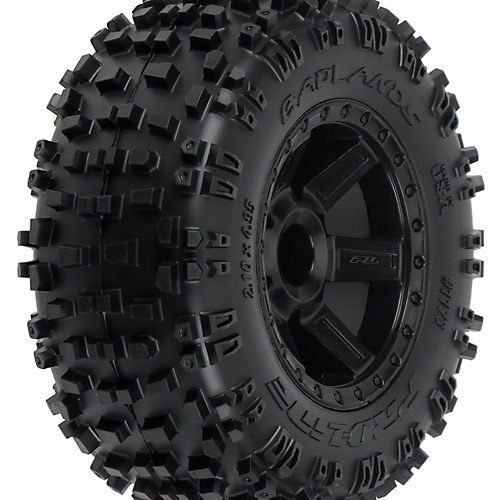 Proline 117312 Badlands 2.8" All Terrain Tire Mounted on Desperado Black New, US $42.78, image 1