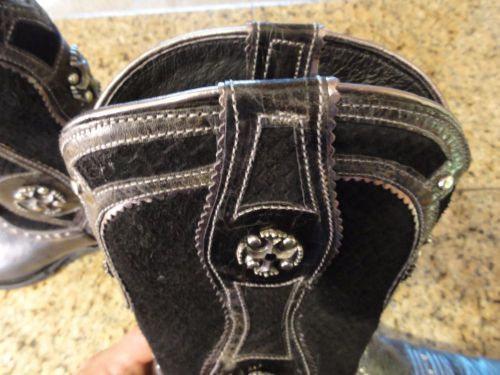 Ariat Women's Desperado Boots 8 B style 10008757 Black Distressed Leather MINT!!, US $150.00, image 14