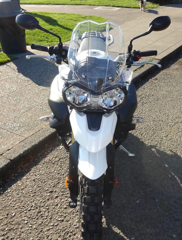 2012 Triumph Tiger 800 ABS - CRYSTAL WHITE Dual Sport , US $9,000.00, image 4