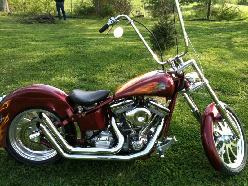 Custom 1990 harley davidson softtail