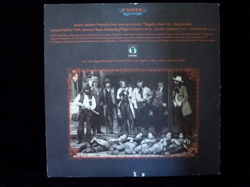 EAGLES DESPERADO VINTAGE ORIGINAL 1973 VINYL RECORD  LP 33 SD 5068 NEAR MINT, image 4