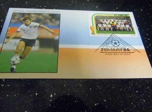 WORLD CUP MEXICO 1986.ST.VINCENT FIRST DAY COVER 7th MAY 1986, England