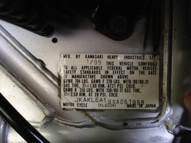 1999 Kawasaki KLR 650, Great Bike, Many Extras..., US $1,950.00, image 6