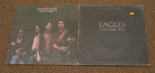 2 x EAGLES LPs: DESPERADO &amp; THE LONG RUN - SYL 9011 / K52181 - GOOD CONDITION