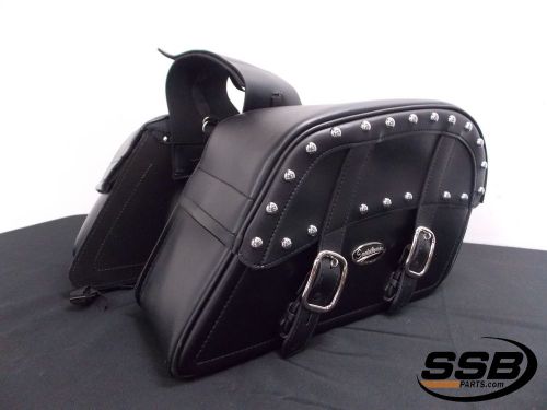 Studded Saddlebags Universal Throw Over Style Studs Saddle Bag Desperado Slant, US $119.00, image 7
