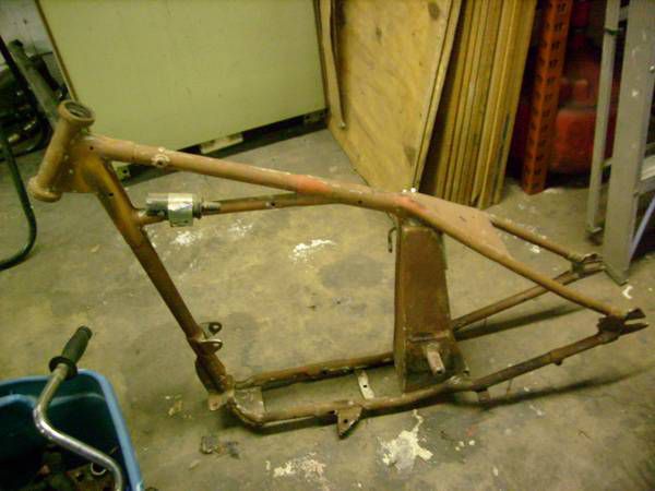 60s TRIUMPH CHOPPER FRAME