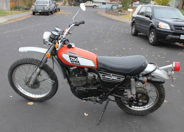 1975 yamaha 250dt enduro