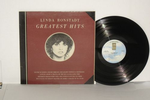 LINDA RONSTADT Greatest Hits LP Vinyl Desperado Long Time When Will I Be Loved