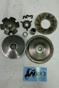 Kymco Super 9 scooter variator assembly no weights